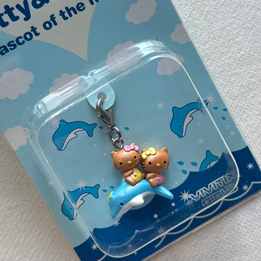 Hello Kitty & Mimmy Suntanned Dolphin Vivitix Girls July 2001 Vintage Charm Box